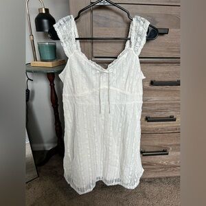 Ivory Lace Babydoll Dress
